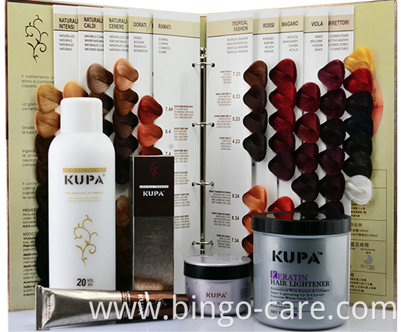 KUPA Professional Salon Use Hair Oxidizer Cream Hair Dye Formulated In Italy Private Label